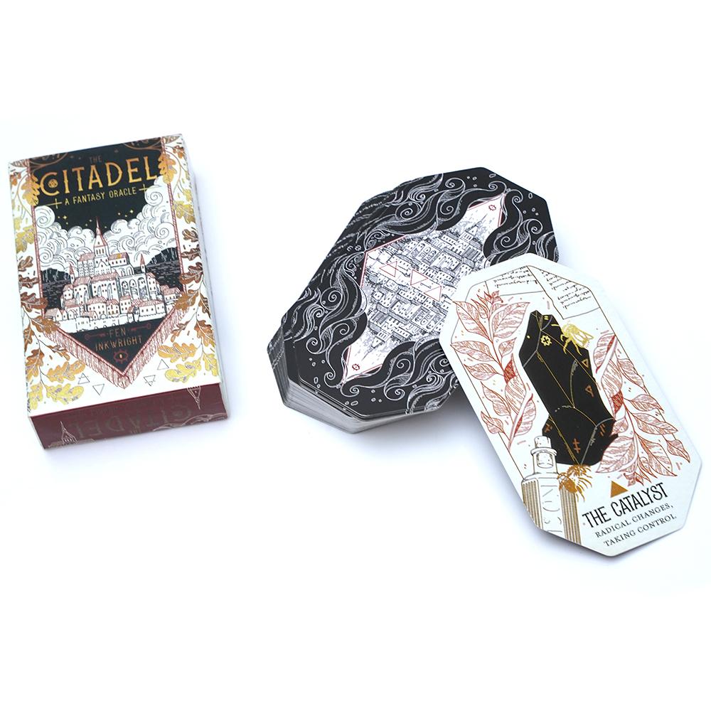 Citadelowa Talia Wyroczni 10,3*6cm 60 szt. Karty Wyroczni Prawdziwie Unikalne Połączenie Opowiadania Historii i Kartomancji