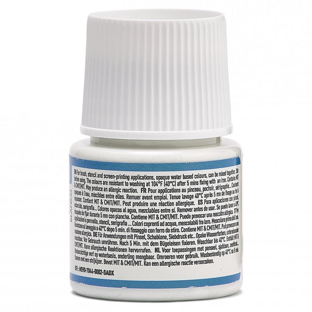 Pebeo Paints That Can Be Drawn On Cloth Seseta Color Opaque Color 45ml Titanium White NO.10