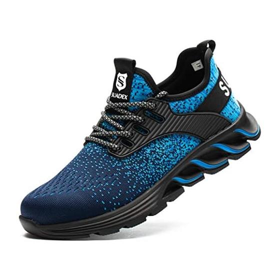 [SUADEX] Safety Shoes, Work Shoes, Men s, Women s, Safety Shoes, Steel Toecap, Toe Protection, Safety Shoes, Slip Resistant, Abrasion Resistant,