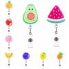 Avocado Fruit Badge Reel Watermelon Retractable Badge Clips ID Card Holder  Student Hospital
