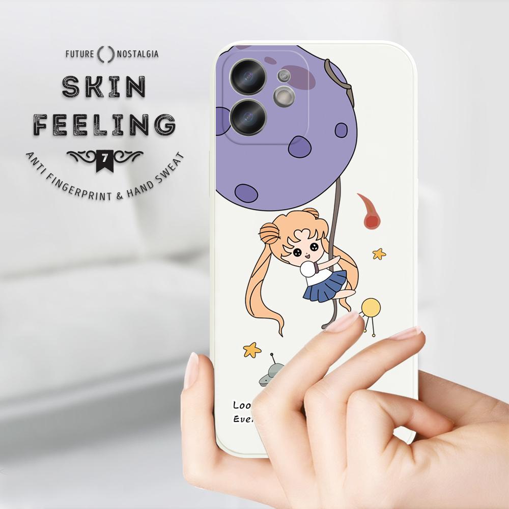 Lovely Cartoon Girl Phone Case for Redmi Xiaomi POCO Note 10 Pro 9 9A 9T 10C 8 7 11 Lite 5G X3 M3 Square Edge Creative Camera Soft TPU Cover