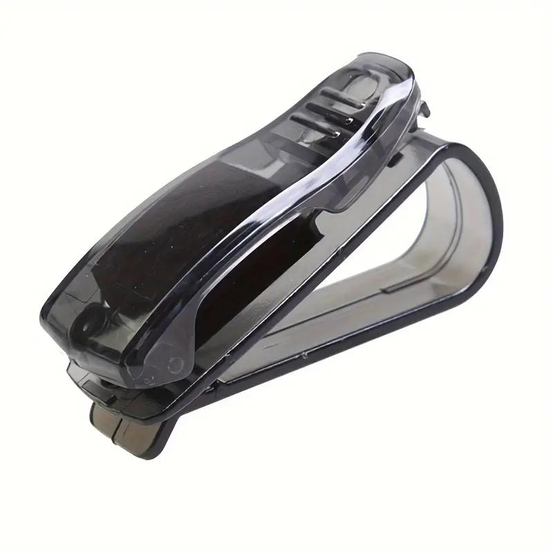 1 Multifunctional Car Sunshade Eyeglass Frame - ABS Material With Ticket and ID Card Slot, Essential Car Interior Accessories