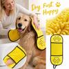 Absorbent Microfiber Pet Towel for Dogs and Cats, Quick-Dry Bath Towel for Drying Pet