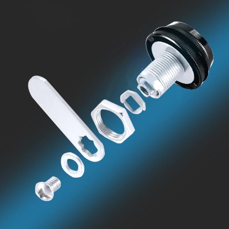 2Pieces Combination Lock 3 Digit Code Cams Lock Accessory for Drawers and Cabinet Sturdy Zinc Alloy Materials Use