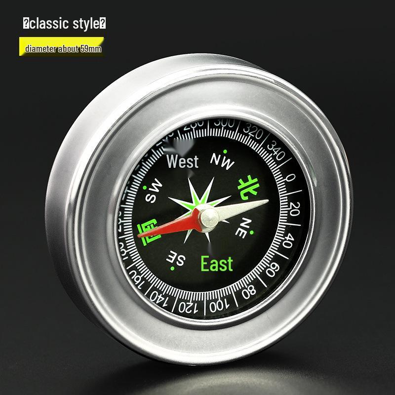 

Large High Precision Multifunctional Compass for Outdoor, Car Mount, Off-Road, Adults & Students One Size