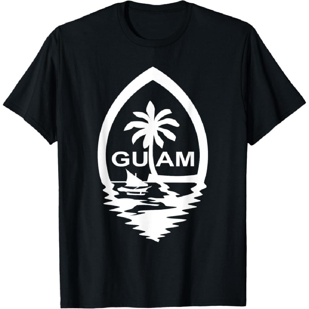 Guam Seal White Shimmer T Shirt S
