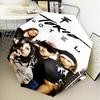 Tokio Band Portrait With Caps Umbrella Folding Umbrella, Automatic Umbrella 8-Frame for Travel, Camping Use Gift for Halloween Christmas
