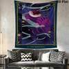 Mad Hatter Tea Party Tapestry Wallmounted Fashion Print Work Of Art Wall Covering Decoration Wall Decoration