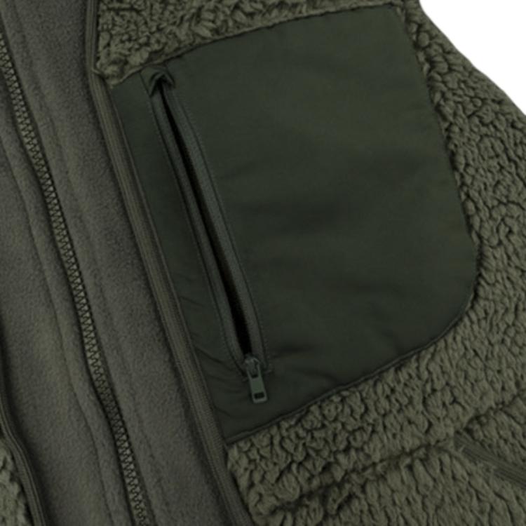 Uniqlo X White Mountaineering Fleece Loose Casual Long Sleeve Jacket Unisex Jacket Dark-Olive 442882-57