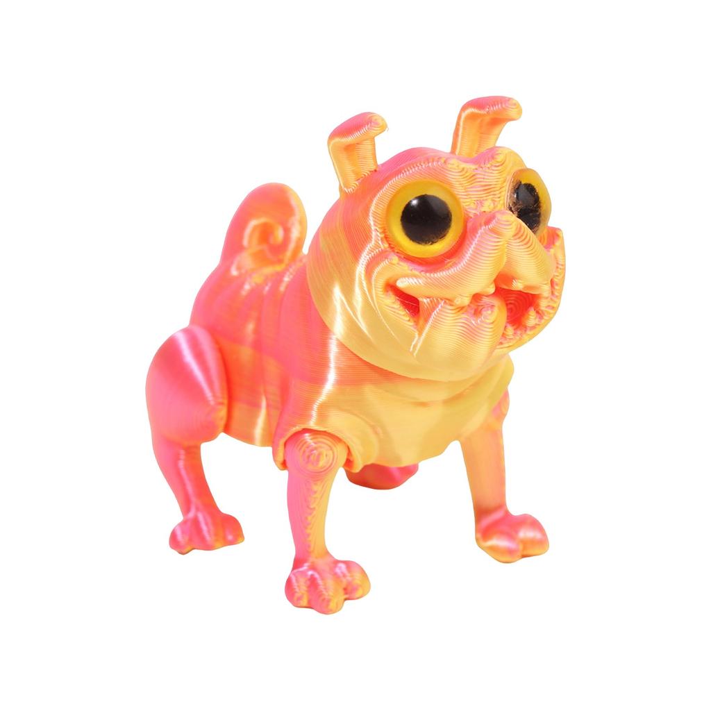 3D Printed Multi-color Puppy Crafts Ornaments Gifts Creative Hand-made Animal Joint Activity Model