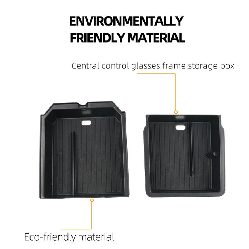 For Tesla Model 3 Y Juniper Highland 2025 2026 Launch Console & Armrest Upper and Lower Storage Box Watercup Holder Camera Cover