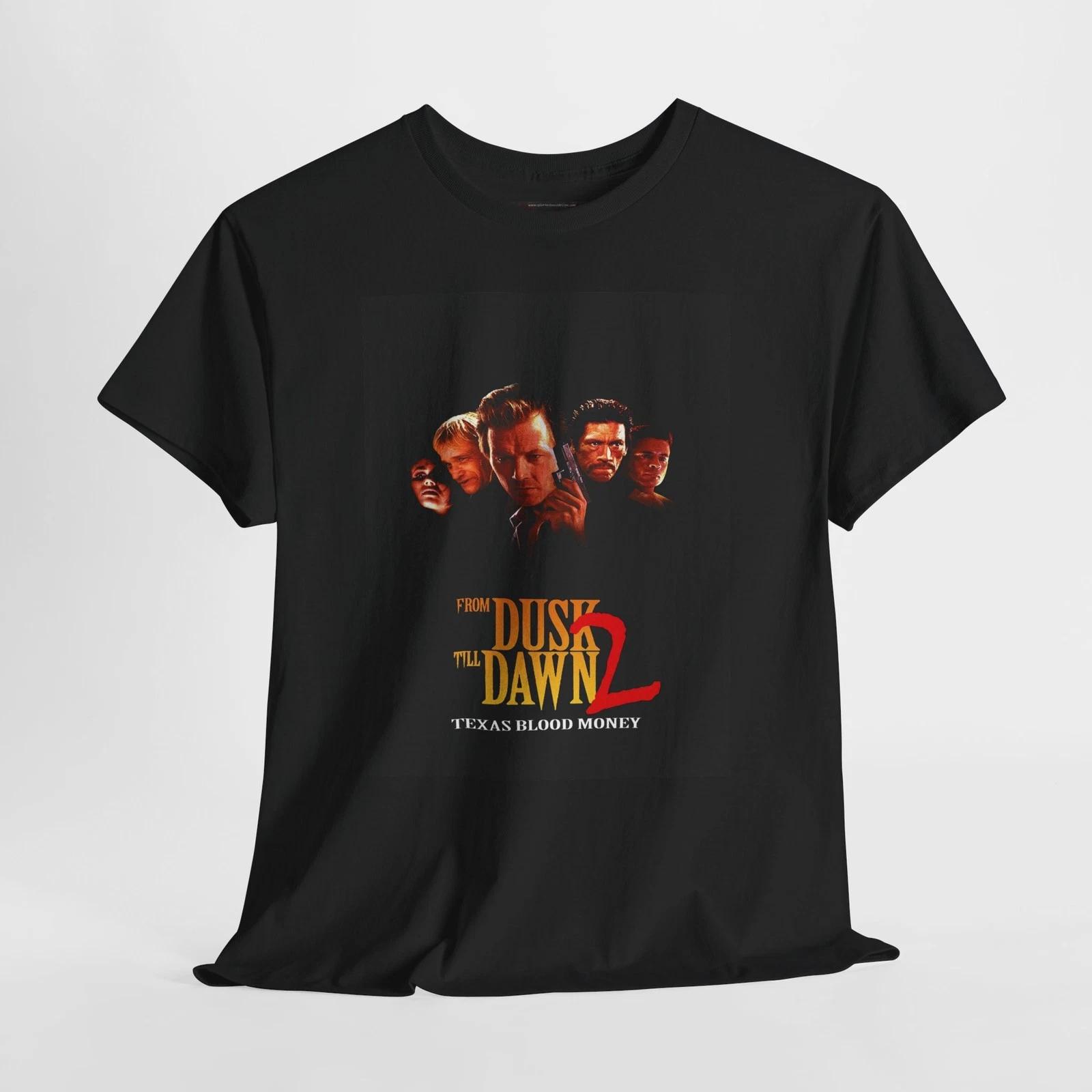 From Dusk Till Dawn 2 1999 Retro Movie Poster Horror Unisex Graphic T-Shirt 4XL
