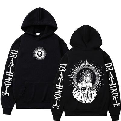 Sweats à capuche Anime Death Note Yagami Light Misa Amane Sweat-shirt Graphique Homme Femme Mode Polaire Manches Longues Pulls Streetwear