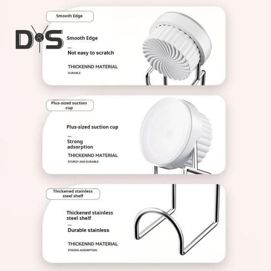 1/2 stk Sugekoppkroker Robust konstruksjon Enkel installasjon Veggfeste Baderomsdusjkroker Bassengoppbevaringsstativer
