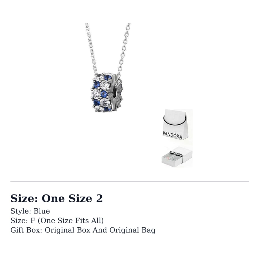 Pandora 925 Sterling Silver Necklaces Women's ZT-0030