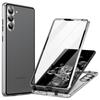 For Samsung Galaxy S24+ Case HD Clear Double Sides Tempered Glass Back Phone Cover