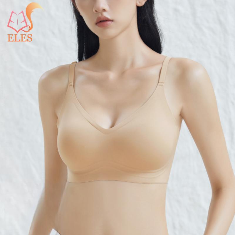 Summer Thin Seamless Underwear Bra Push Up Anti-sagging Invisible Bra