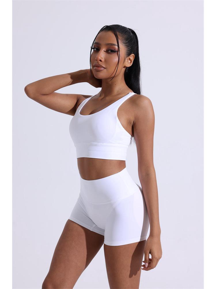 Nude Feel Women's Cross-Back Yoga Sports Bra