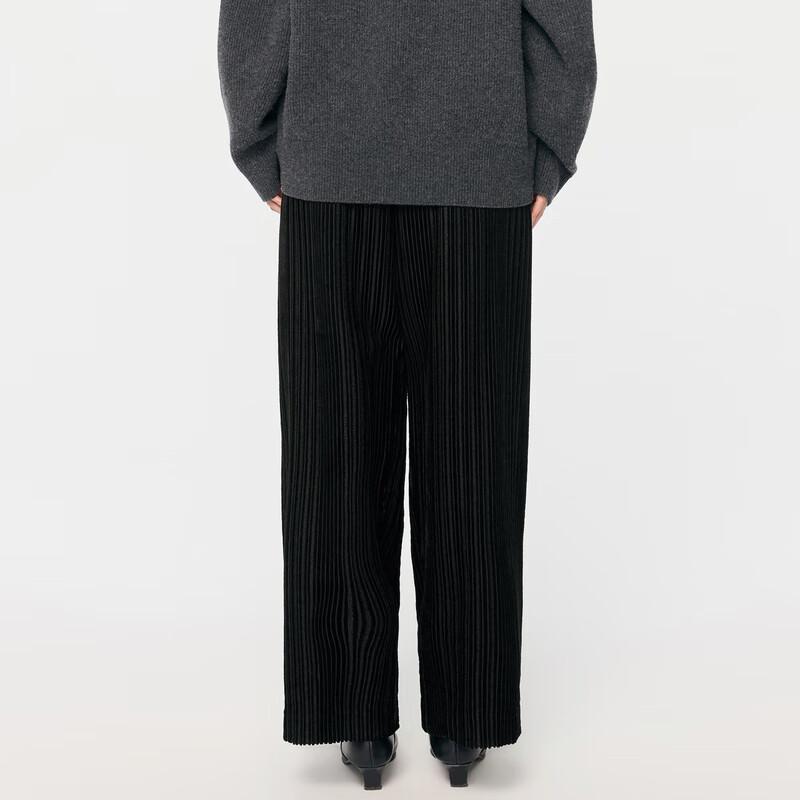 JNBY Women's Loose Corduroy Wide-Leg Casual Pants