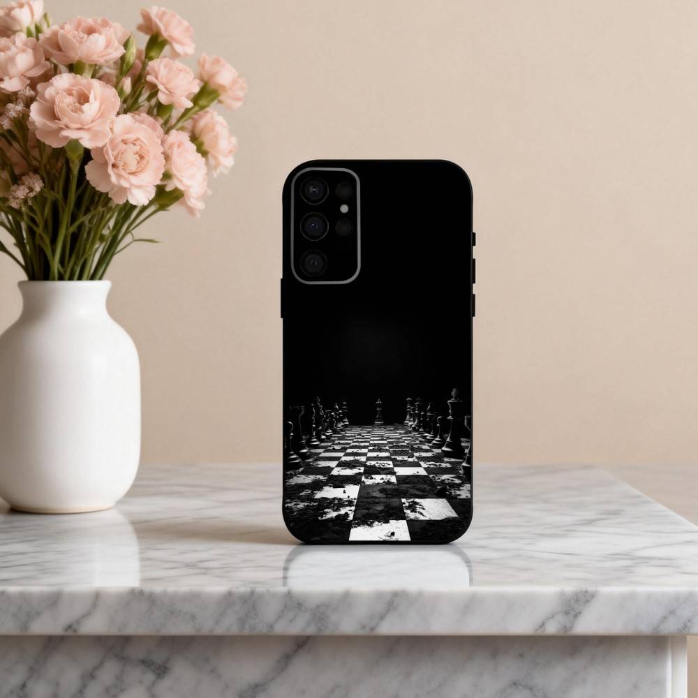 

Крутой чехол для телефона C-Chess A-Art для Samsung S25,24,23,22,30,21,10,9,Ultra,Plus,Lite,FE,4,5 G Мягкий черный чехол Samsung S23plus5G