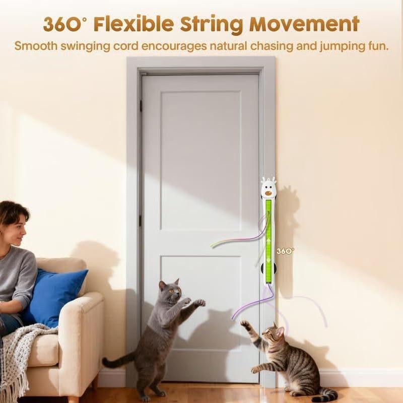 Automatic Flying Rope Cat Toy, Pet Toy, Cat Entertainment Device, Keeps Cats Company, Long-lasting Battery Life, Pet Supplies