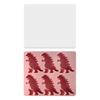 Dinosaur Ice Cube Mold Easy Fill Release 6 Cavity Gojira Ice Tray Freezer Safe Ice Maker for Summer Drinks Cocktail Party