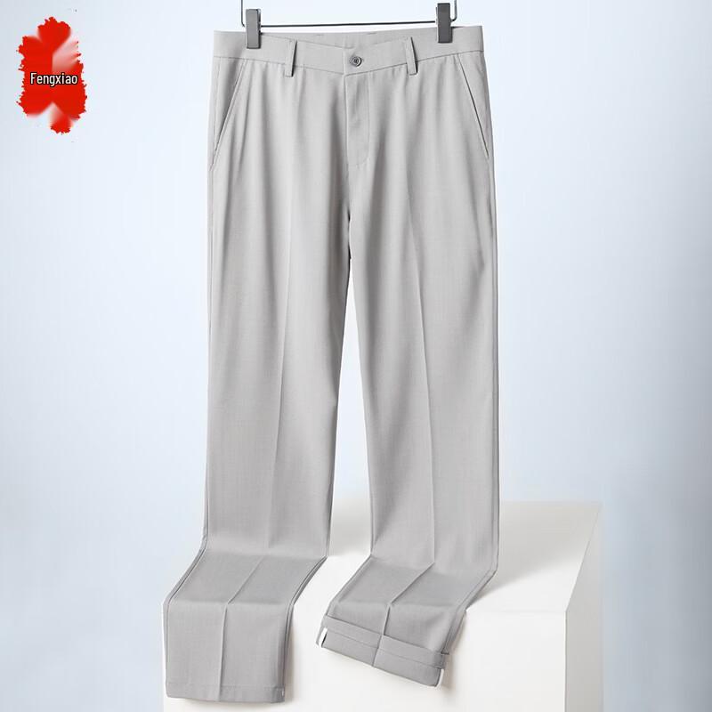 Men s Business Casual Straight Suit Pants 40