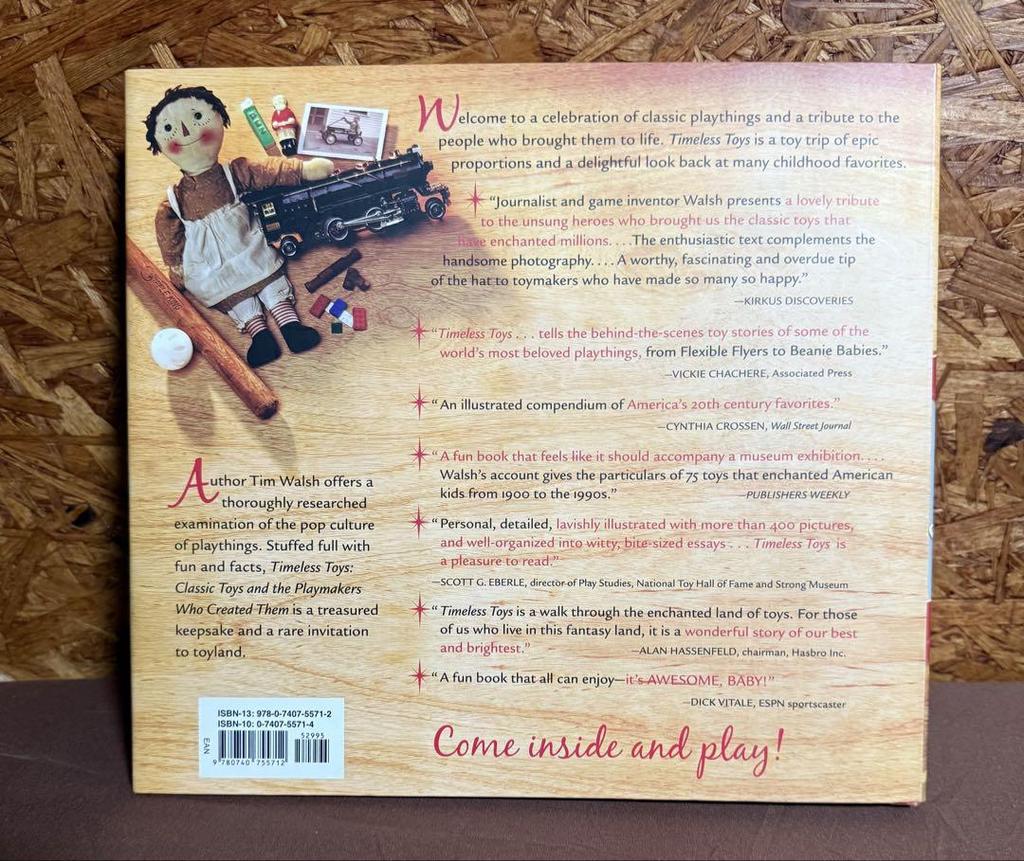 [USED] Timeless Toys Tim Walsh Large book Tim Walsh