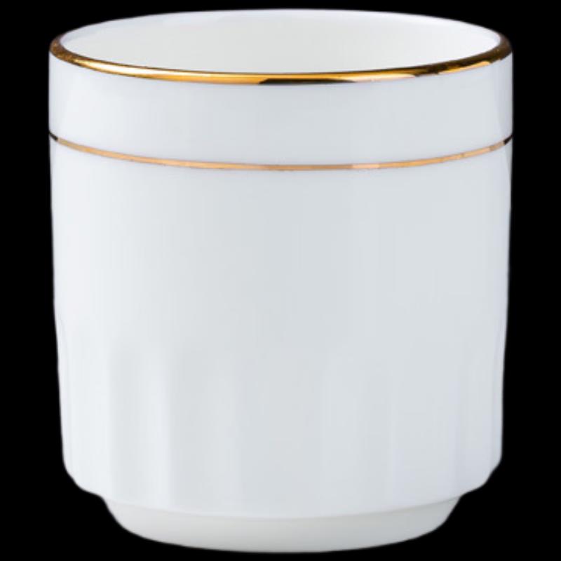 Jimi Hand-Painted Bone China Tea Cup with Lid