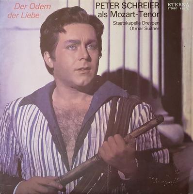 LP Record PETER SCHREIER  STAATSKAPELLE DRES  Der Odem Der Liebe Peter Schreier  825772 ETERNA 1978 German Dem Classical Used