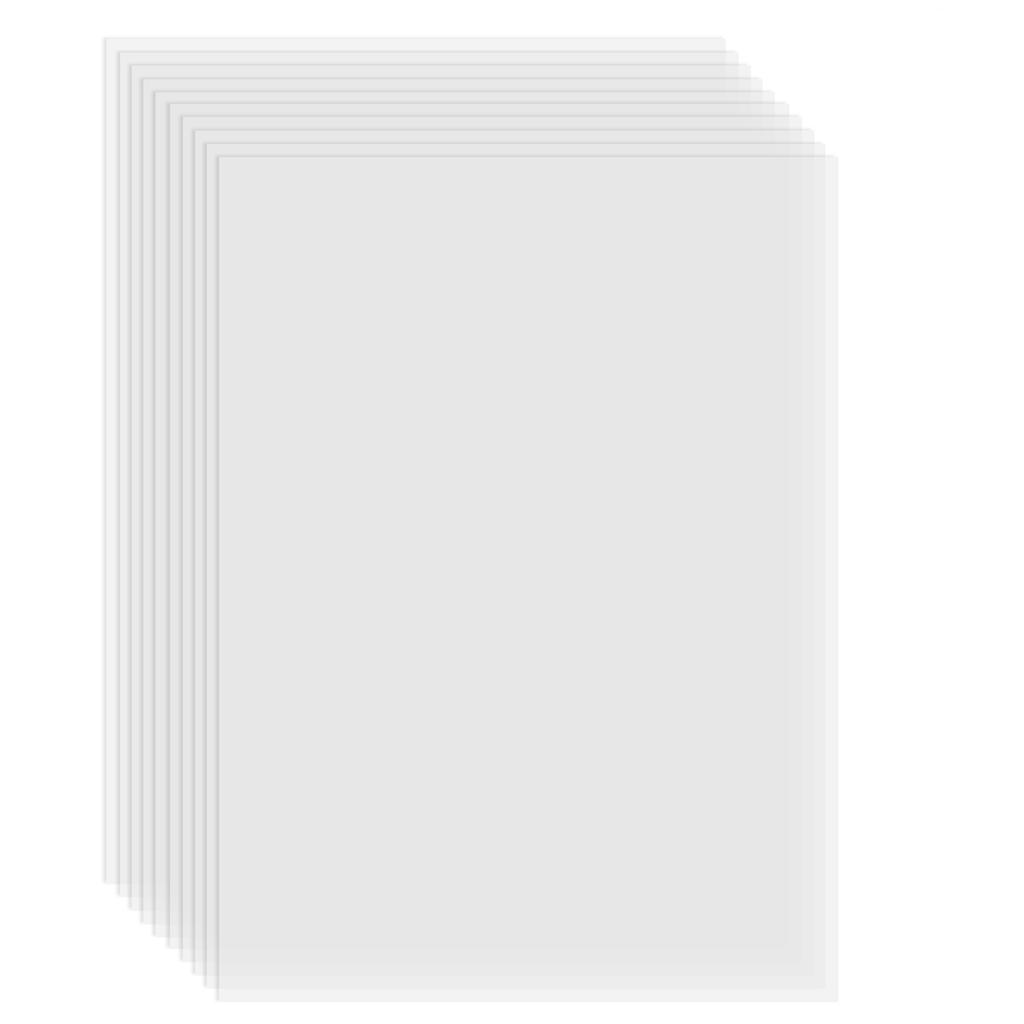 FEP Film Transparent Release Film Sheet 280*200mm Thickness 0.1mm High Transmittance Strength Compatible with Wanhao D8 D7 DLP Photon SLA UV Resin 3D
