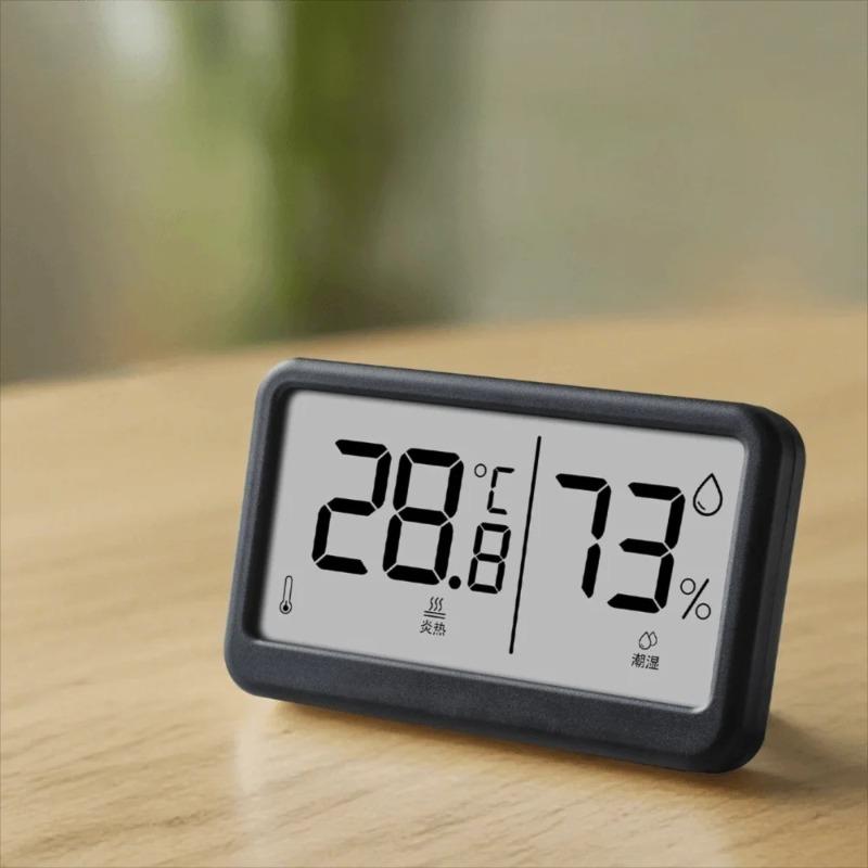 Durable Portable Temperature Humidity Meter Mini Convenient Temperature Detection Sensor LCD Digital Hygrometer Household