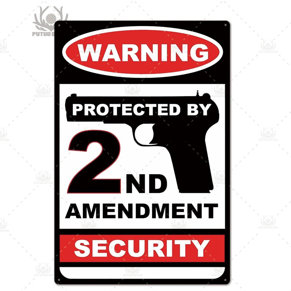 Beware Vintage Tin Sign Plaque Metal Plate Guard Dog Signs for No Trespassing Farmhouse Wall Art