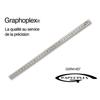 Flexible Steel Ruler Double-sided Th 0.5mm W 13mm L 30cm