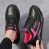 Women Running Shoes Leather Air Cushion Sneakers Lace Up Shock Absorbing Daily Walking Travel Casual Footwear Waterproof