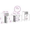 3 Piece Bathroom Cabinet System ARNHEM Reclaimed Wood