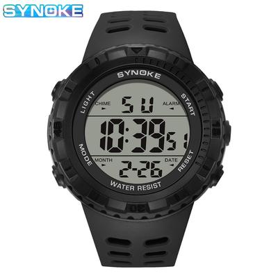 New Top Brand Sports Electronic Watch Men's Multifunctional Waterproof Luminous Large Screen Outdoor Fashion Student Watch