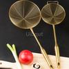 Gold Hot Pot Strainer Frying Drain Strainer Spoon Drain Spoon Dredge Up Leak Dumplings Round Stainless Steel Wire Leakage Scoop