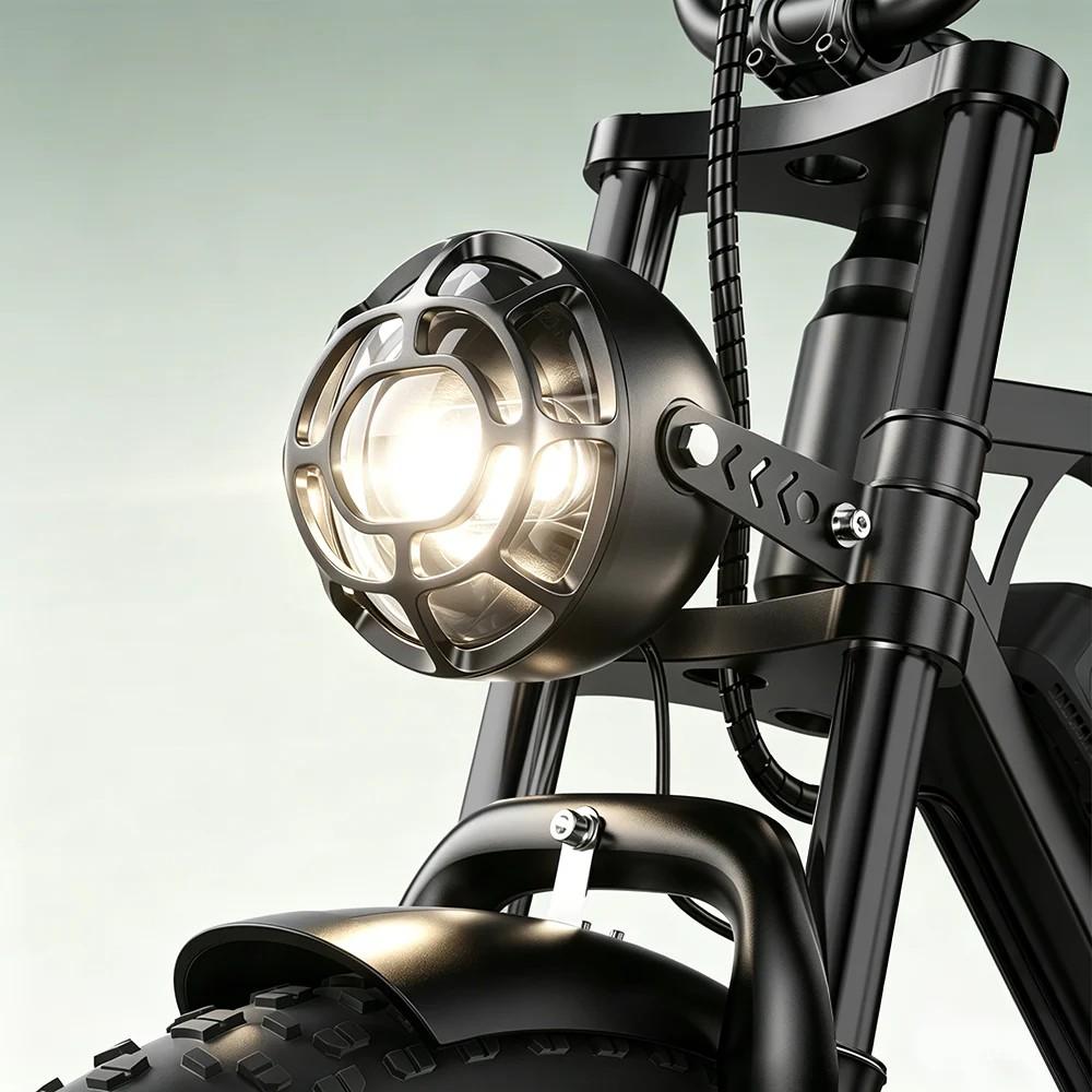 iScooter EB5 Max Electric Bike with 48V 15.6Ah Battery, Dual Suspension, App Control