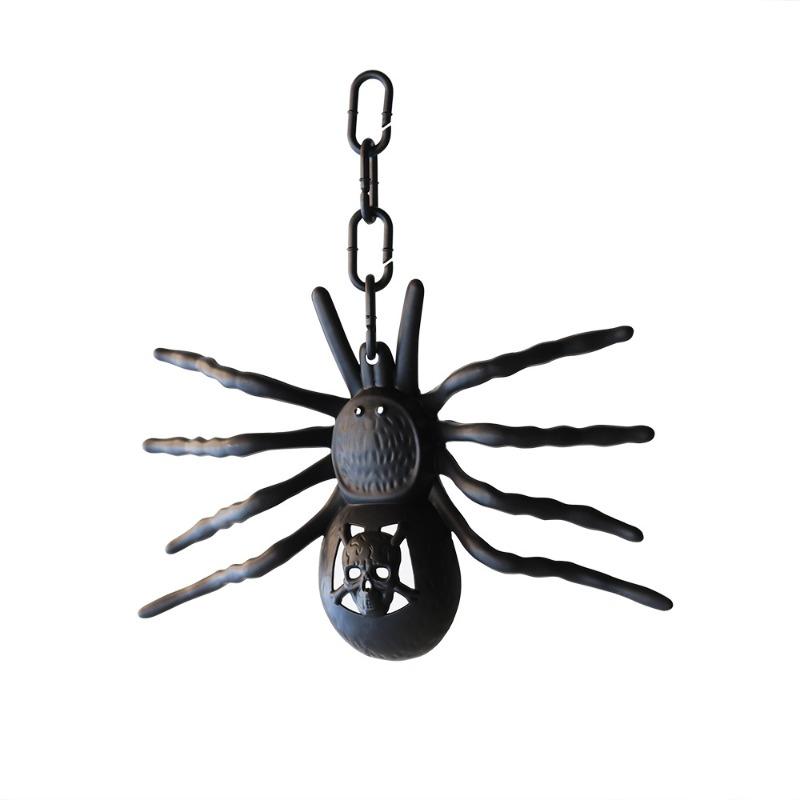 

1PCS Halloween Decoration Simulation Spider Plastic Glowing Trick Big Spider Hanger Decoration Garden Decoration Accessories