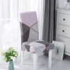 Geometric Dining Chair Cover Spandex Elastic Chair Slipcover Case Stretch Chair Covers for Party Hotel Banquet Dining Room Decor
