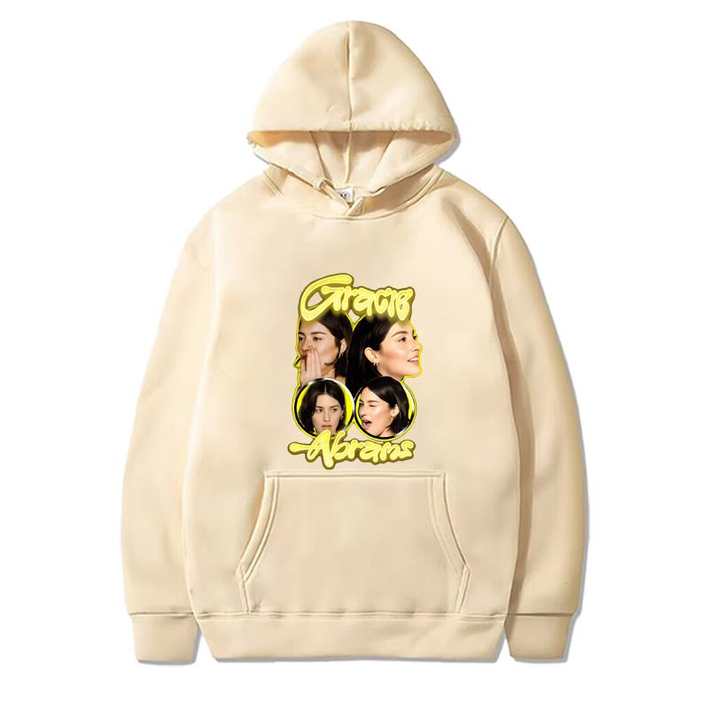 Gracie Jenny Abrams Style 2025 Tour Hoodie Men Women Vintage Long Sleeve Sweatshirt with Print Graphics Oversized Hoodie Unisex