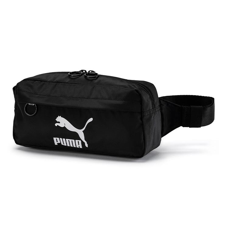 

New PUMA Polyester Crossbody Bags Fanny Pack Regular Unisex Black 076071-01 26.9*8.1*13.5CM