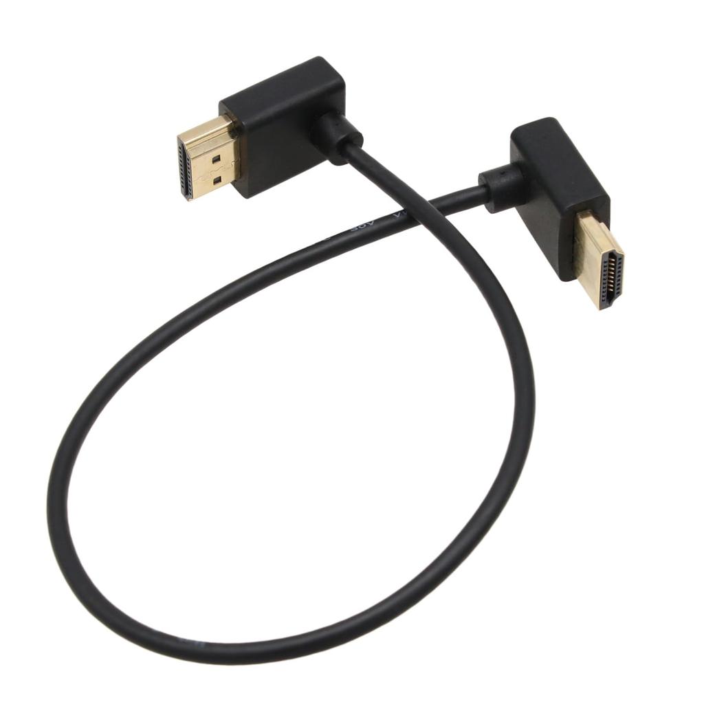 HangTon HDMI 8K 30p 4K 60p UHD Cable Type A HDMI 30cm for ATOMOS Shinobi Portkeys FEELWORLD Blackmagic Video Assist 4K Sony and Canon Cameras 2.1
