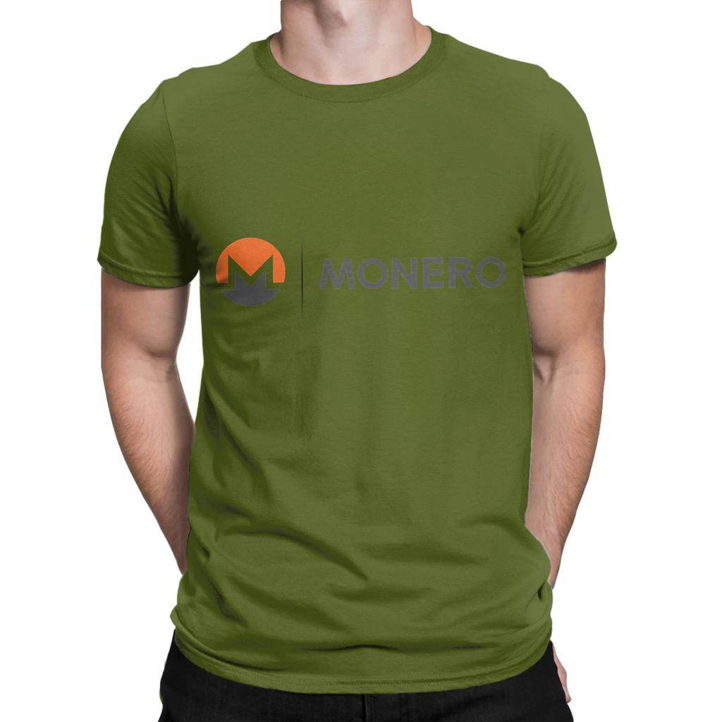 Monero XMR Logo Design Novelty 100 Cotton TShirt Monero XMR Tops Tees For Unisex