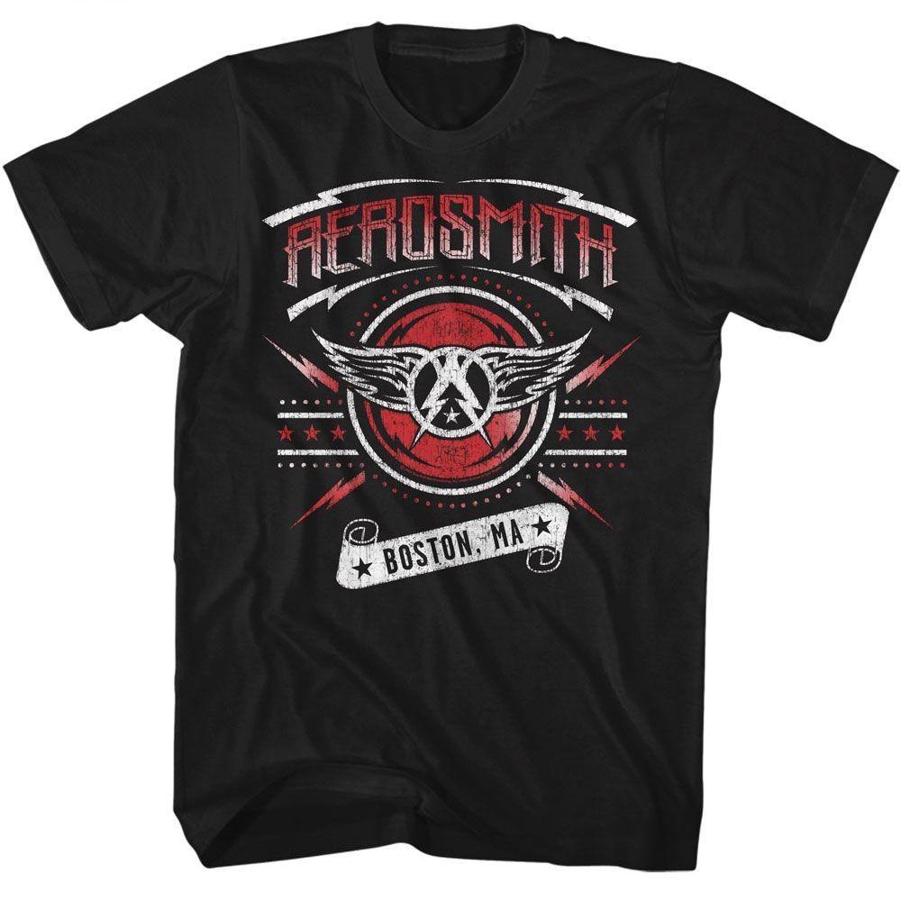 Aerosmith Boston 2015 T-Shirt_Black S