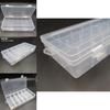 Durable Pp Plastic Organizer Box With Lidded Design Perfect For Crafts And Small Parts