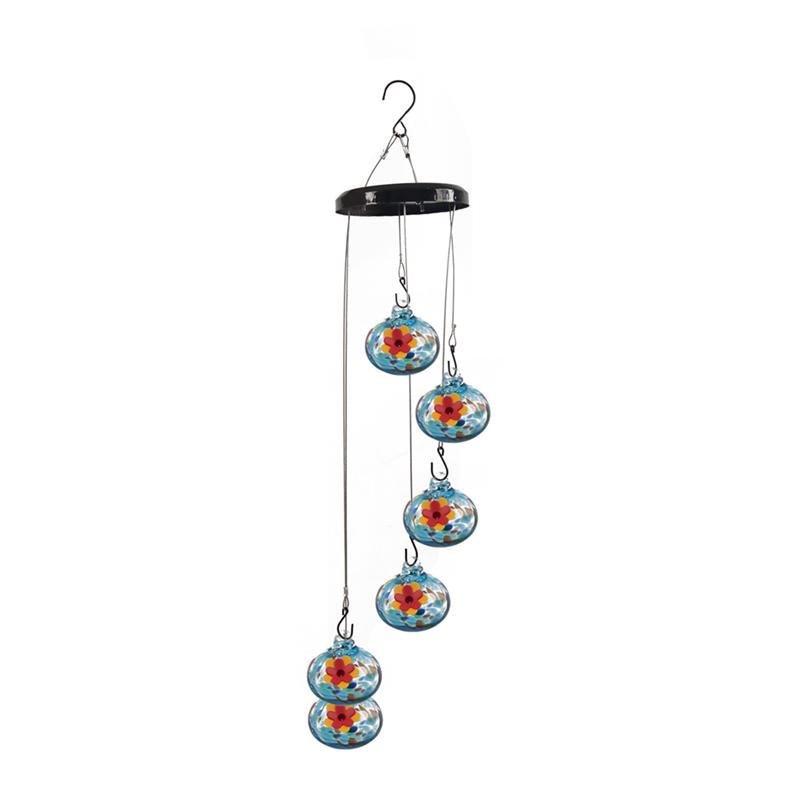 

AEE4-Charming Wind Chimes Bird Feeders For Outdoors Hanging Ant And Bee Proof,Never Leak,Perfect Garden
