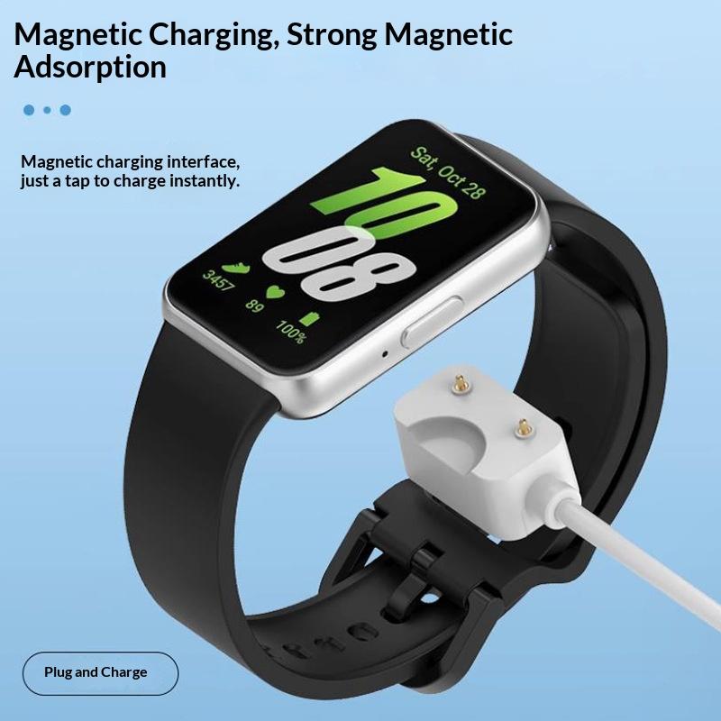 För Samsung Galaxy Fit3 SM-R390 5V/1A Smartklocka Laddare 60cm Magnetisk Laddningskabel