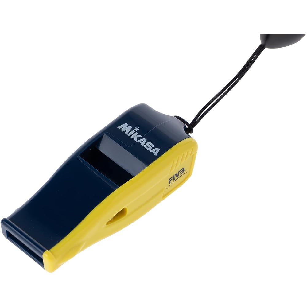 MIKASA FIVB Beatmaster Whistle Navy Yellow Durable Sports Equipment